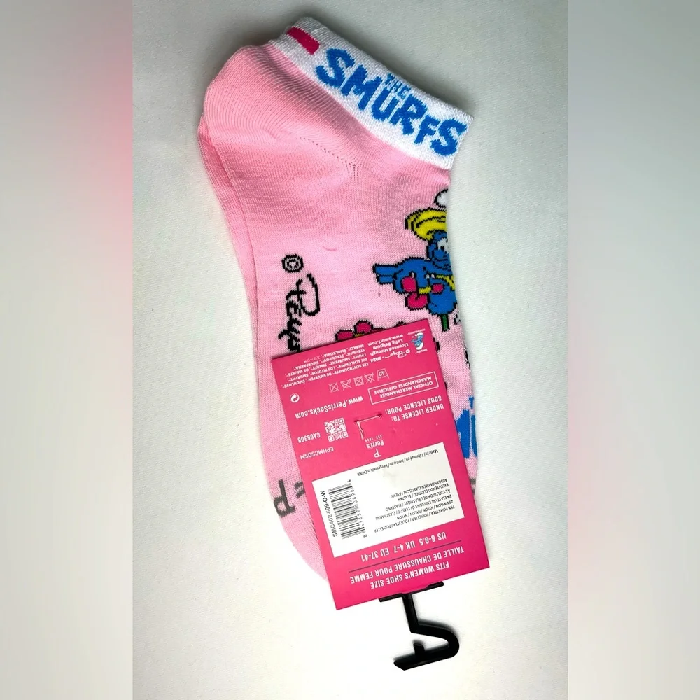 Perri’s Socks - Smurf’s Ankle Socks 2 Pairs - Size:WOMEN 6-9.5 - Picture 6 of 7